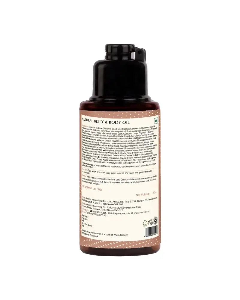 Bottle of Natura Bissé body oil on a white background