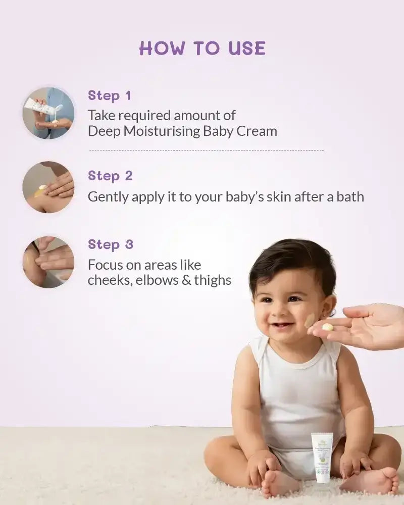 How to use baby moisturizing cream