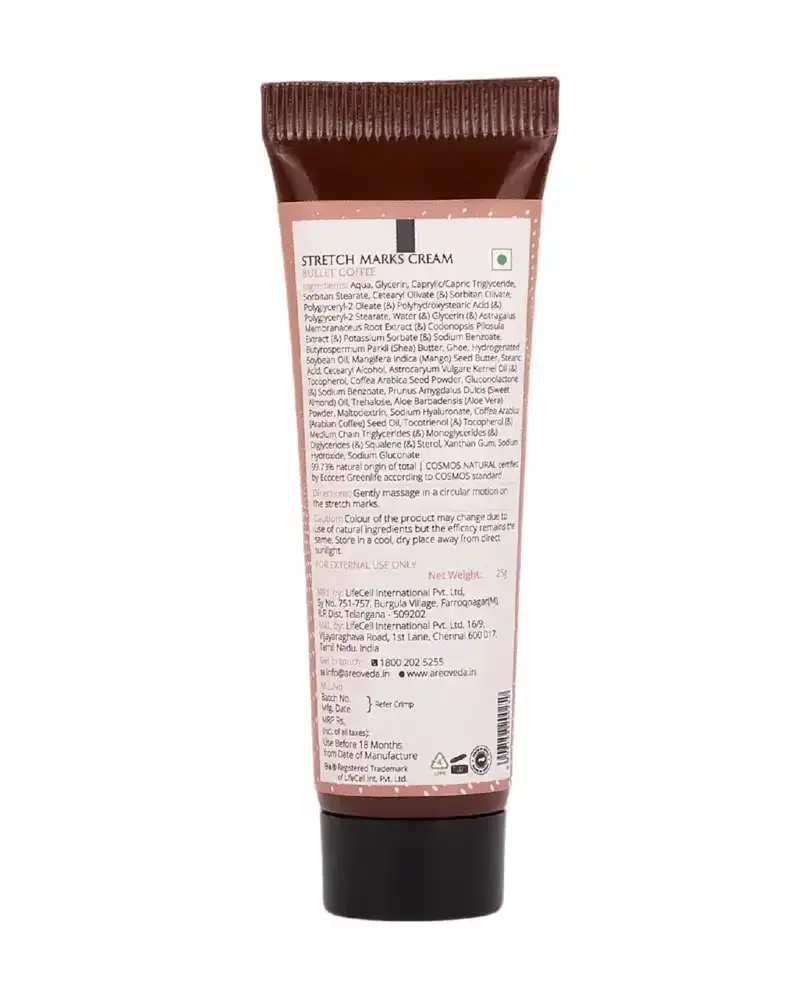 stretch marks cream tube back side view