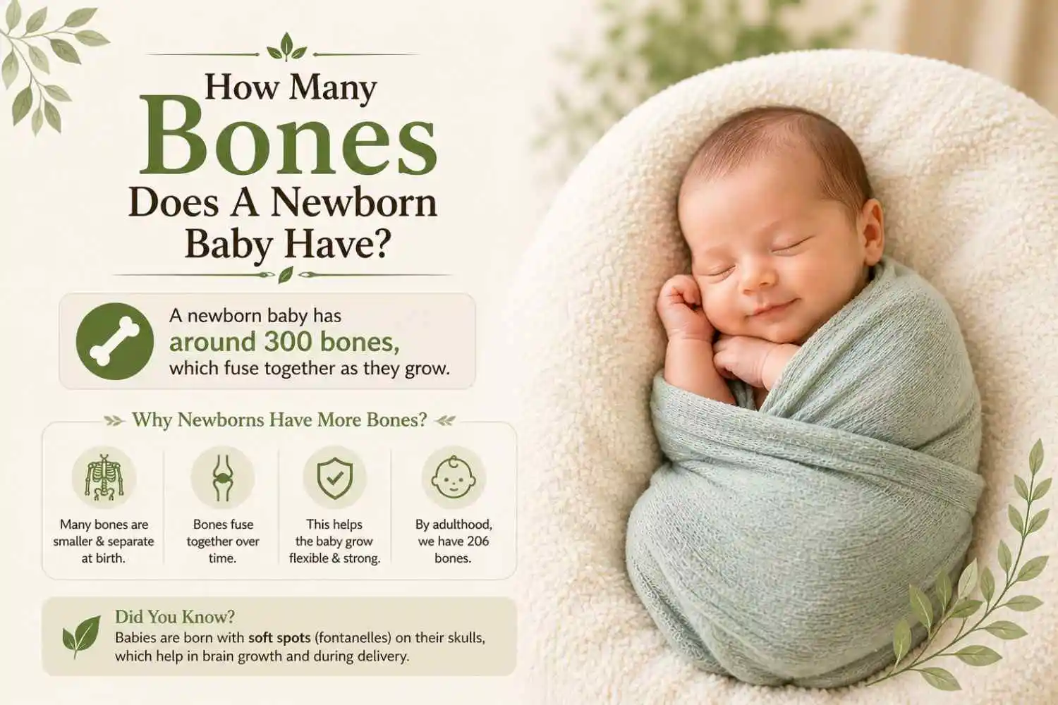 How Many Bones Does A Newborn Baby Have