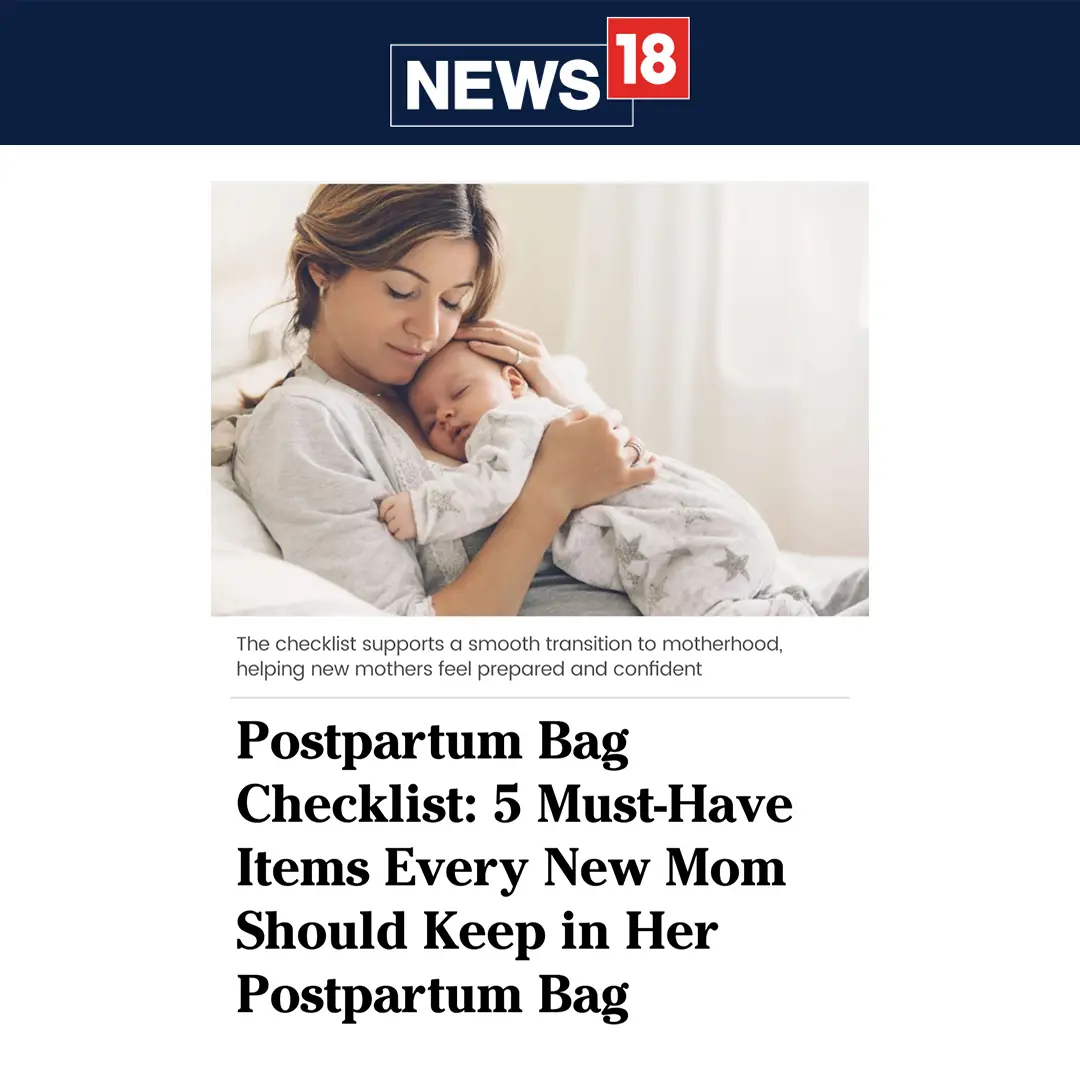 Postpartum Bag Checklist: 5 Must-Have Items Every New Mom Should Keep in Her Postpartum Bag