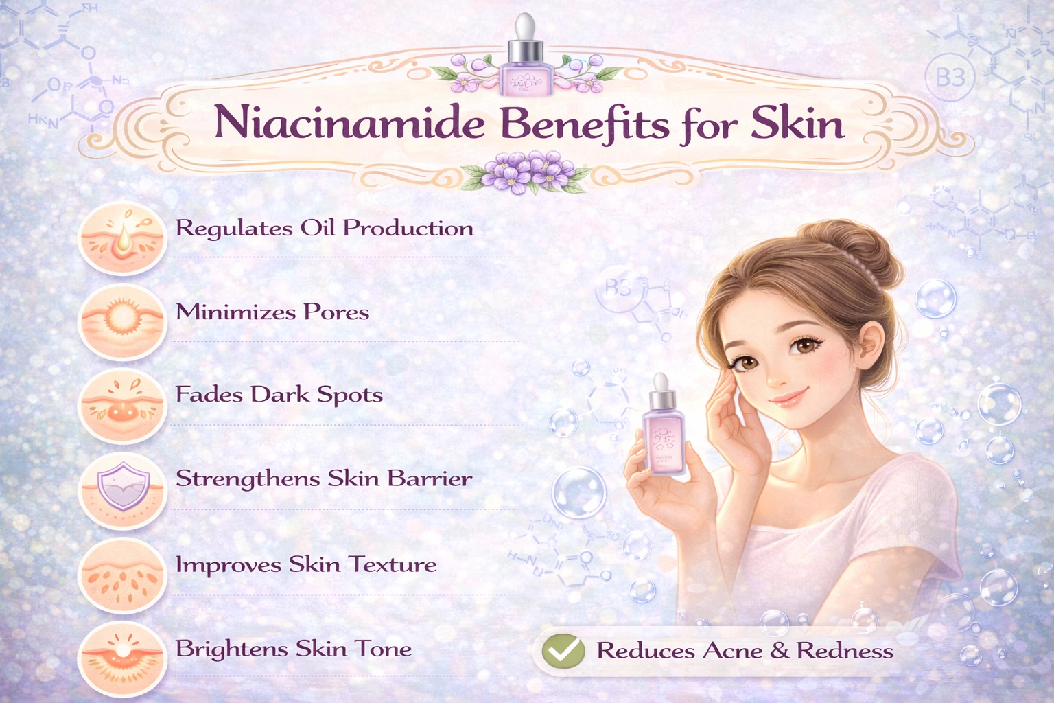 Niacinamide Benefits for Skin: What It Does, How It Works & How to Use It Safely