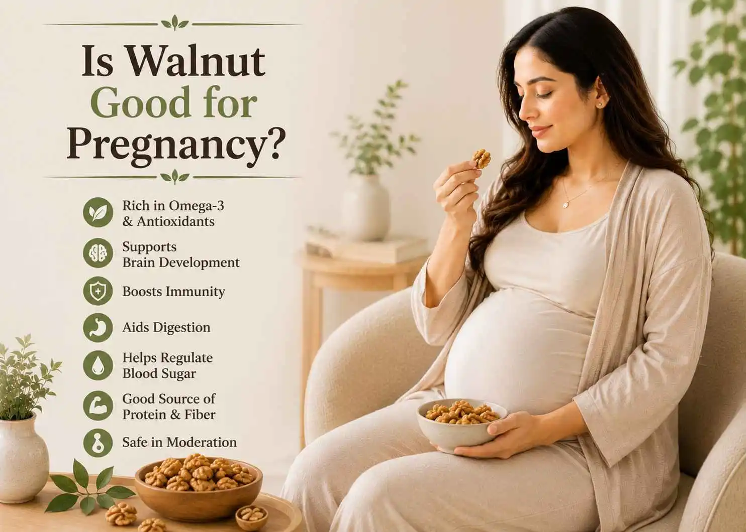 Is Walnut good for pregnancy?