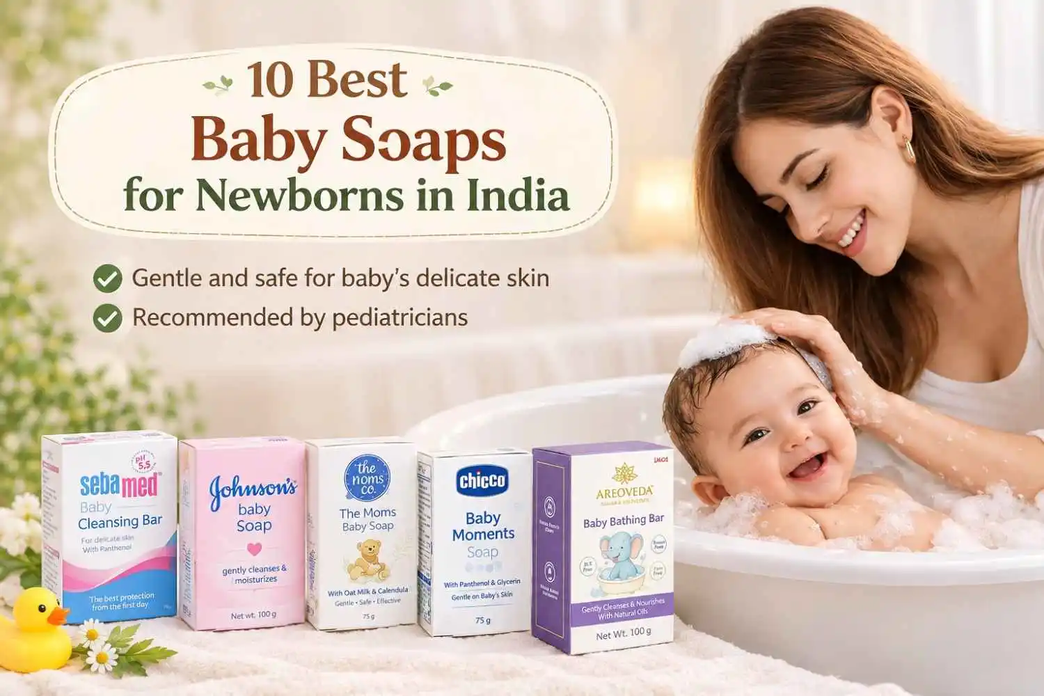 Top 10 Best Baby Soap Brands in India - Guide