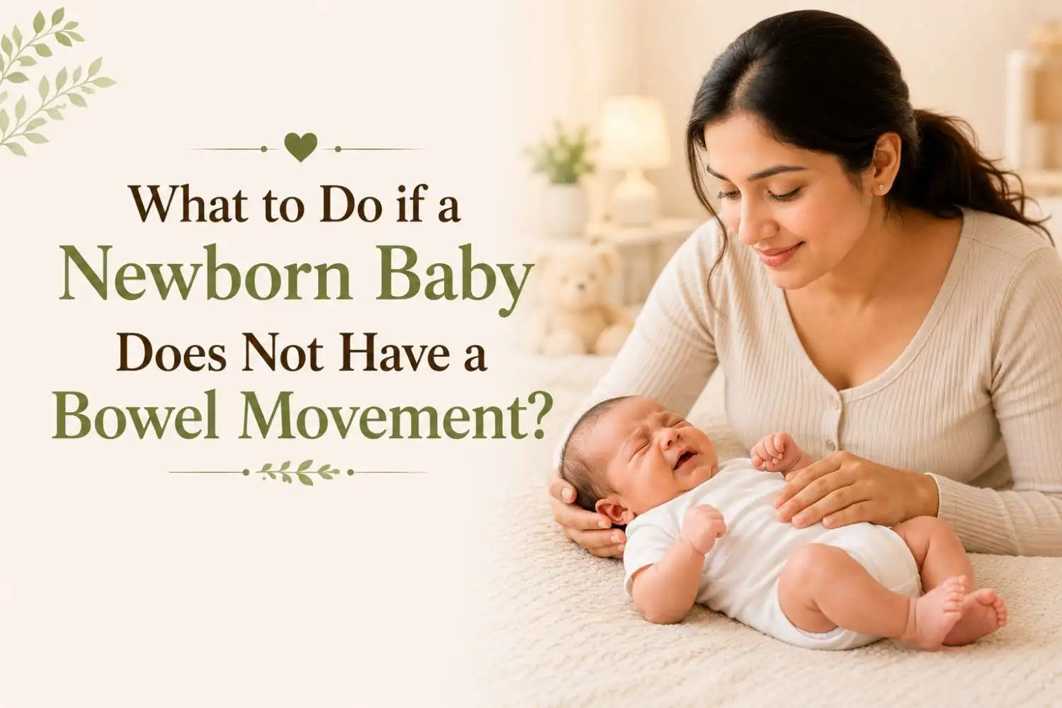 What to Do if a Newborn Baby Does Not Have a Bowel Movement?