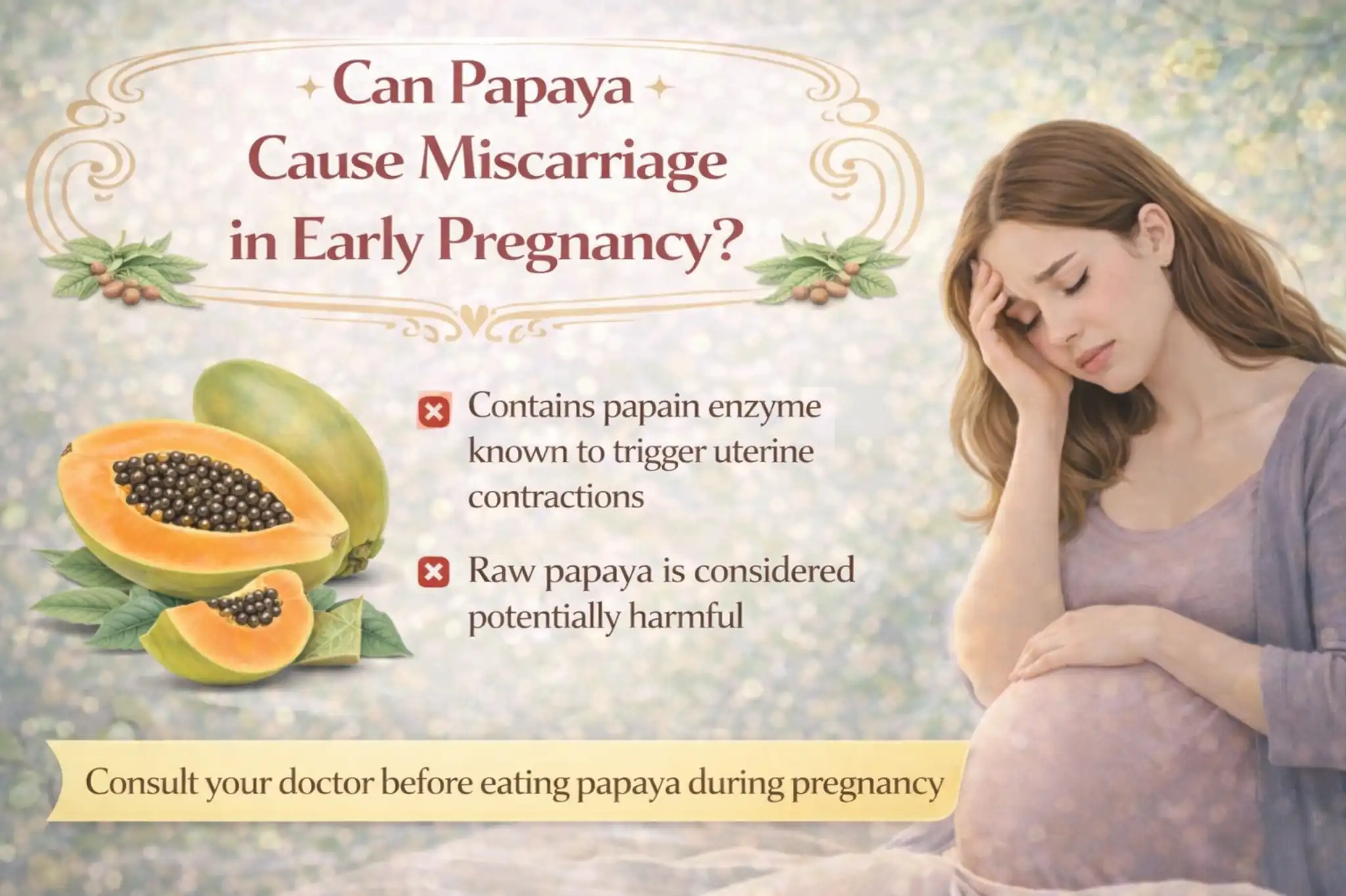 Can Papaya Cause Miscarriage in Early Pregnancy