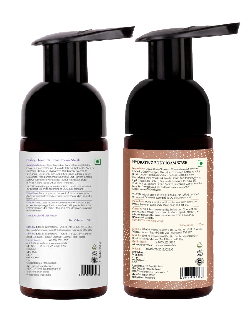 Mini Mom and Baby Wash Combo