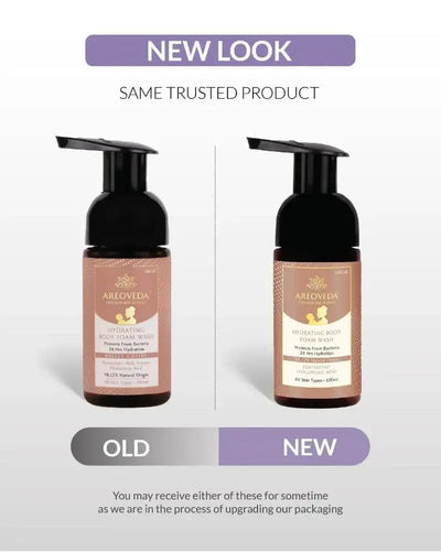 New Look of foaming body wash