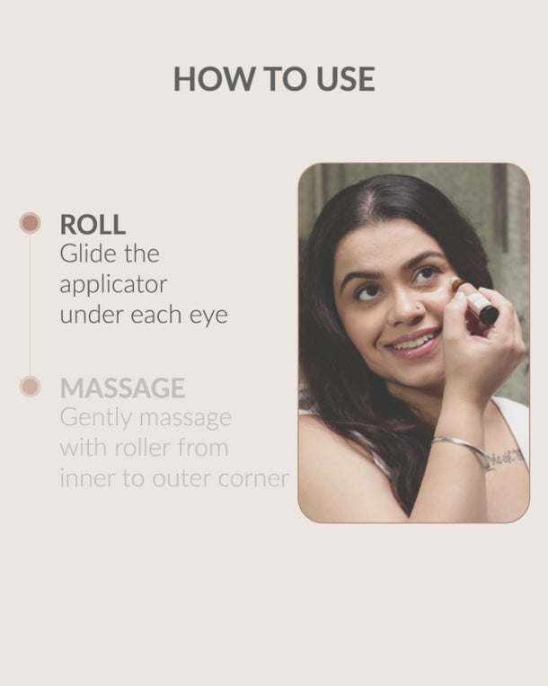 How to use Under eye serum video